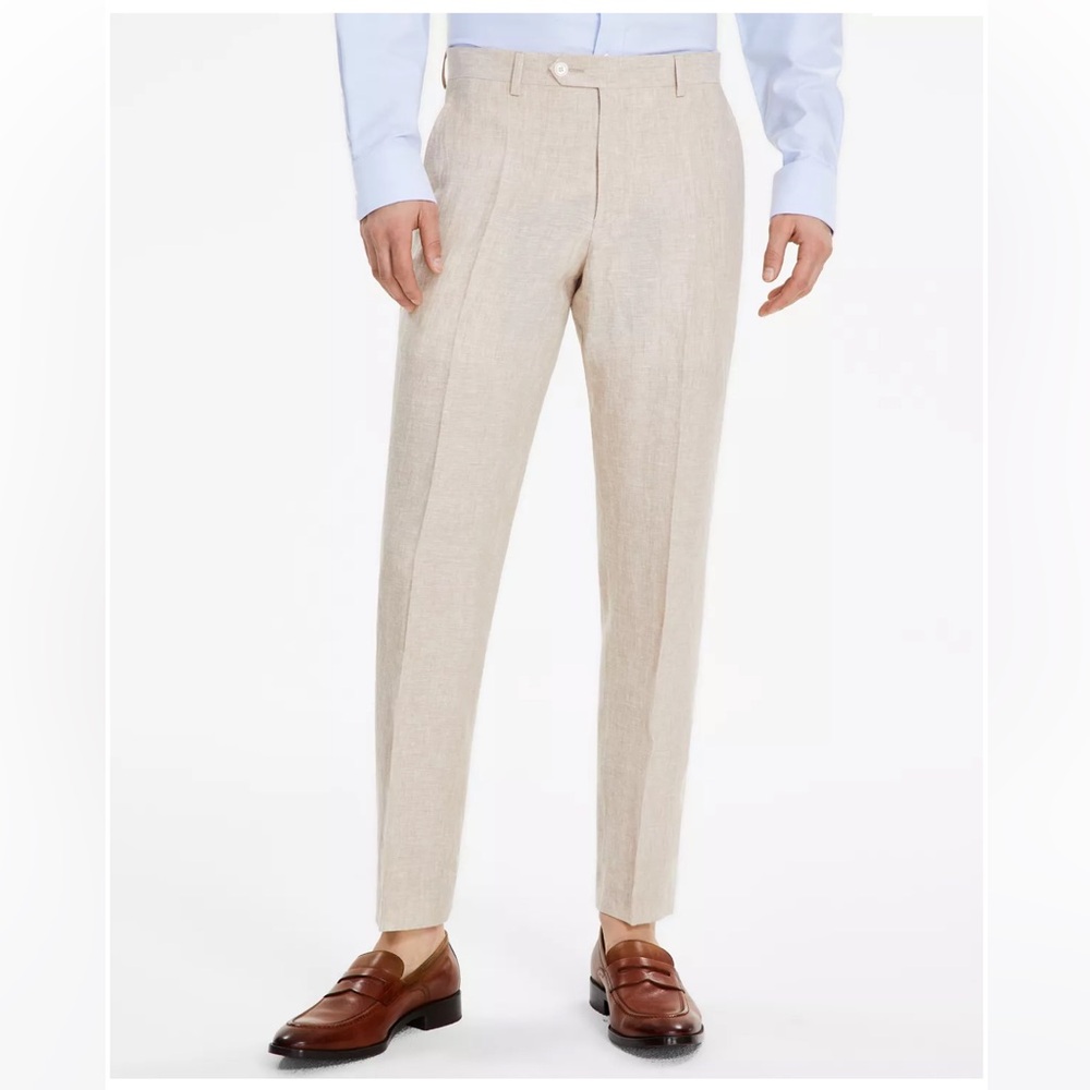 Tommy Hilfiger Men's Modern-Fit Linen Pants